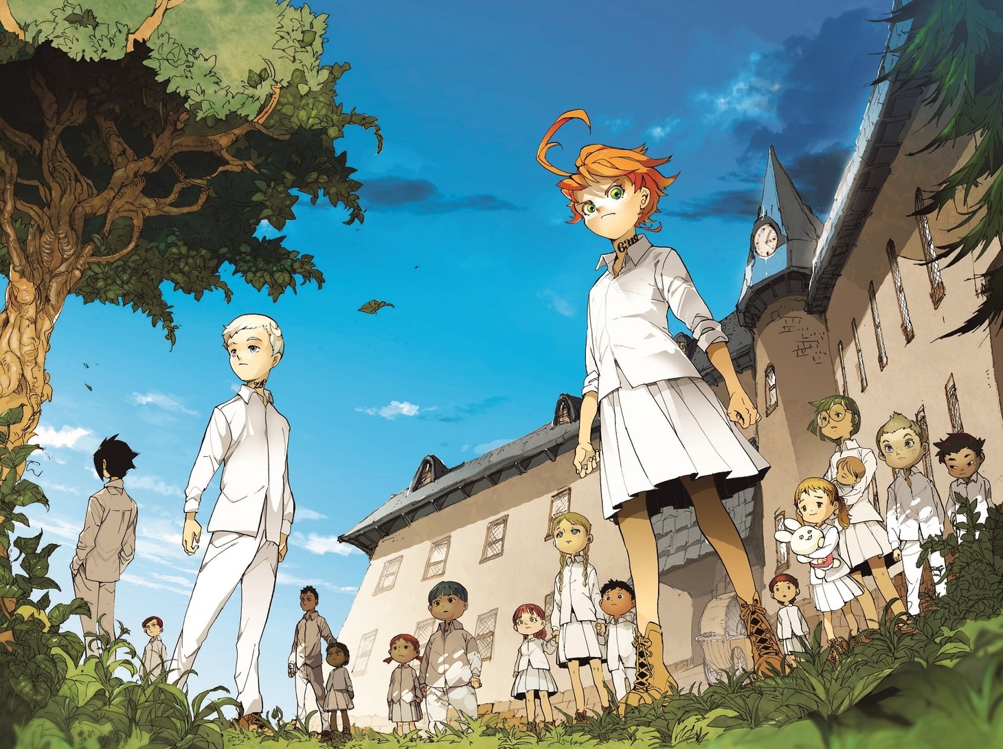 「約束のネバーランド」のカラーカット。(c)白井カイウ・出水ぽすか／集英社