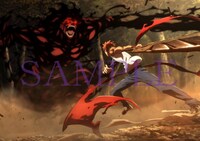 「ufotable描き下ろしクリアポスターファイルI」の1種である「#1 Nine bullet Revolver」。