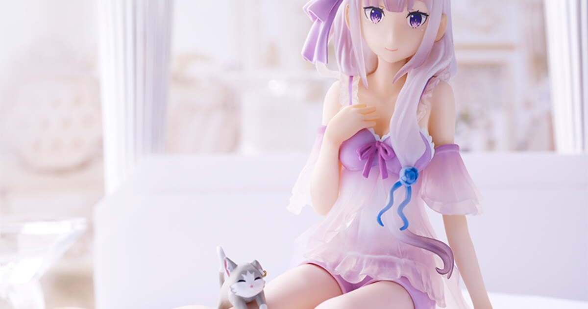 B賞の「エミリア フィギュア」。 [画像・動画ギャラリー 6/21 