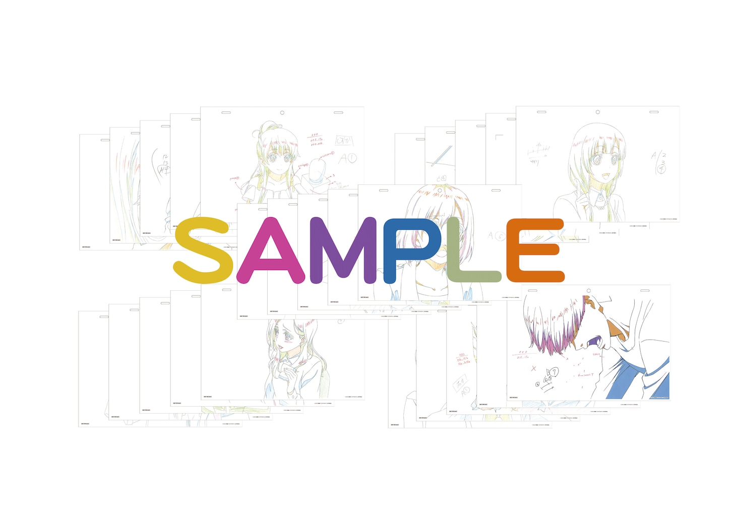 「劇場版『SHIROBAKO』複製原画」全5セットランダム
