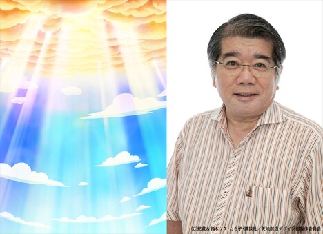 神様役の龍田直樹。