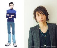 左から水島、諏訪部順一。