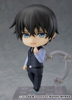 上半身パーツを付け替えた司波達也のねんどろいど。