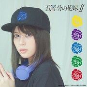 「五等分の花嫁∫∫×HTMLZERO3 Sister Rose Baseball Cap」着用イメージ