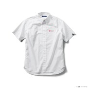 「STRICT-G『機動戦士ガンダムUC』 OVA10 周年記念 半袖ボタンダウンシャツ」ユニコーンガンダム柄