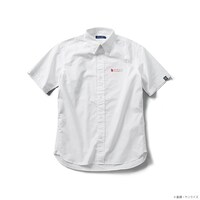 「STRICT-G『機動戦士ガンダムUC』 OVA10 周年記念 半袖ボタンダウンシャツ」ユニコーンガンダム柄