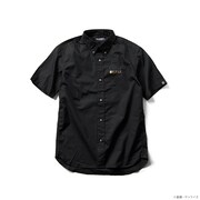 「STRICT-G『機動戦士ガンダムUC』 OVA10 周年記念 半袖ボタンダウンシャツ」バンシィ柄