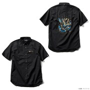 「STRICT-G『機動戦士ガンダムUC』 OVA10 周年記念 半袖ボタンダウンシャツ」バンシィ柄