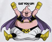 「魔人ブウ Tシャツ たべちゃおVer. 」の絵柄。(c)バードスタジオ／集英社・フジテレビ・東映アニメーション