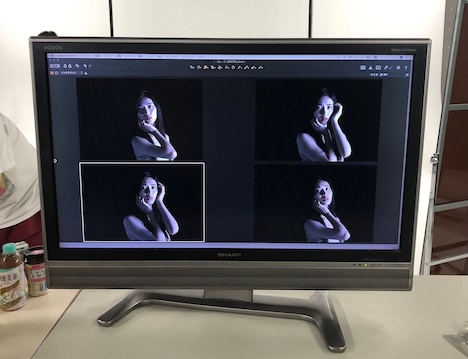 ポスタービジュアル撮影時の様子。