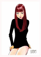 浦沢直樹のイラスト。