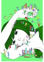 浅野いにおのイラスト。