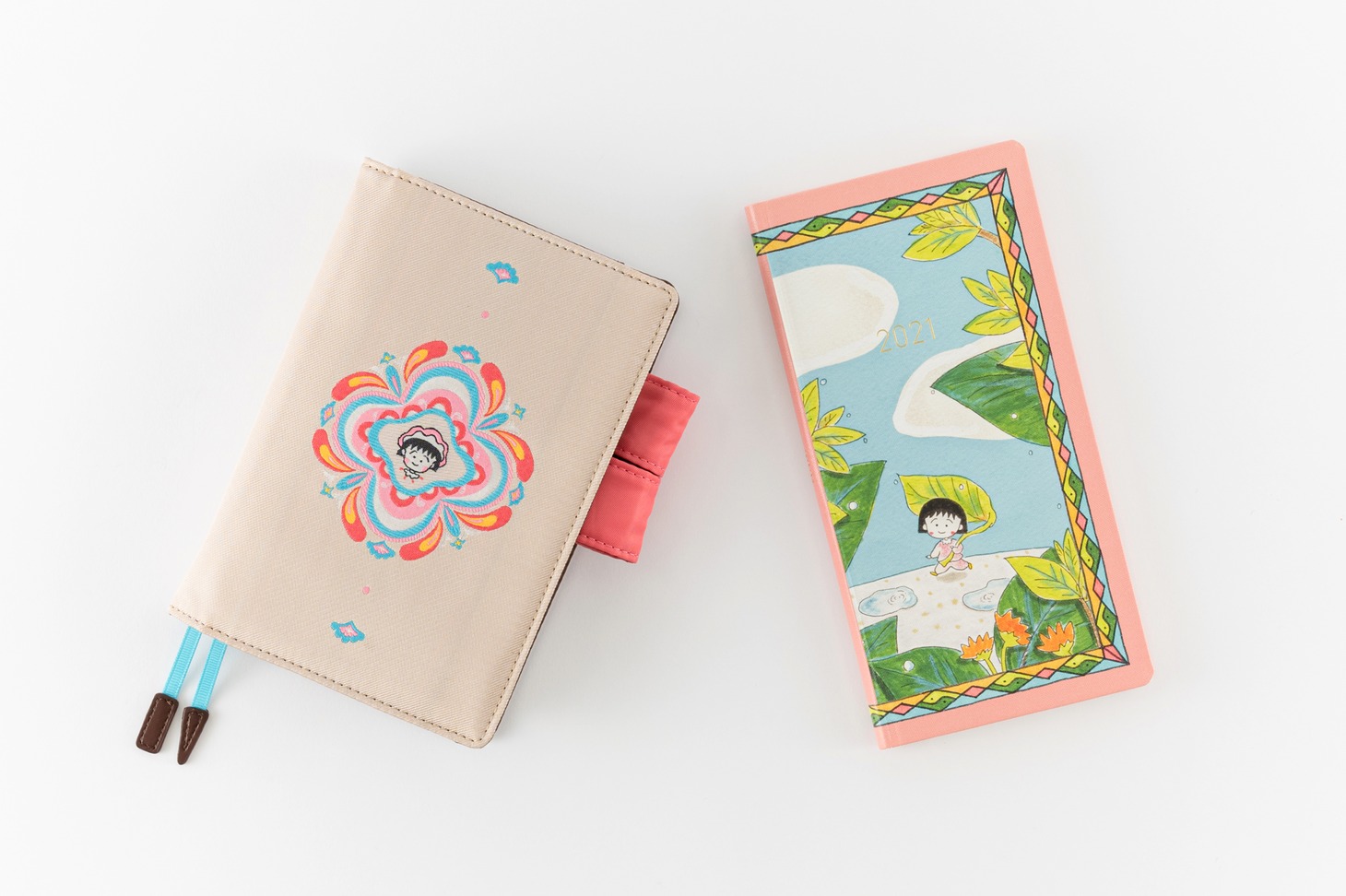 「ほぼ日手帳2021」の「ちびまる子ちゃん」シリーズ。 (c) さくらプロダクション