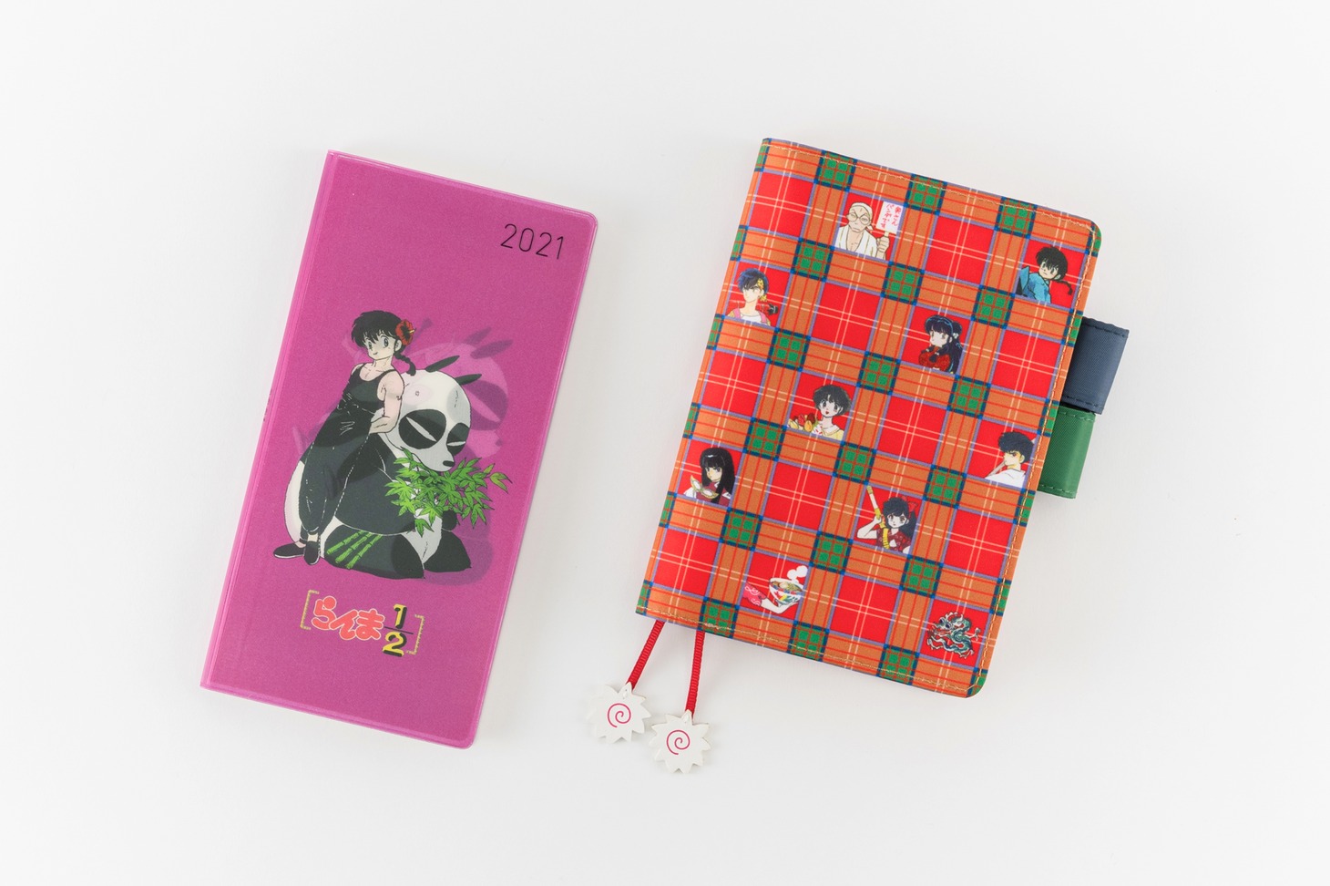 「ほぼ日手帳2021」の「らんま1/2」シリーズ。 (c) 高橋留美子／小学館