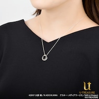 「【ソードアート・オンライン】《夜空の剣》と《青薔薇の剣》ネックレス シルバー」