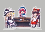 月刊コンプエース10月号付録の「東方酔蝶華 ~ロータスイーター達の酔醒~」特製アクリルスタンド