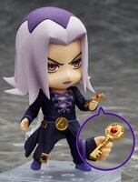 「ねんどろいど レオーネ・アバッキオ」と特典の「鍵+手首パーツ」