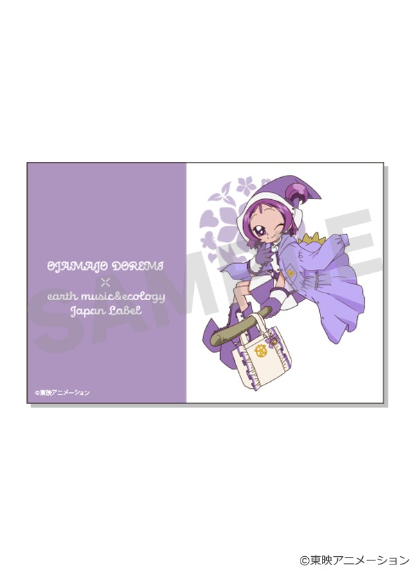 ノベルティのイラストカードおんぷ。