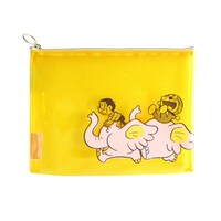 フラットポーチの1種。