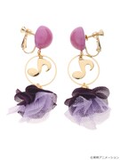 「おジャ魔女どれみ フリルイヤリング/ピアス」おんぷモデル