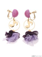「おジャ魔女どれみ フリルイヤリング/ピアス」おんぷモデル