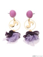 「おジャ魔女どれみ フリルイヤリング/ピアス」おんぷモデル