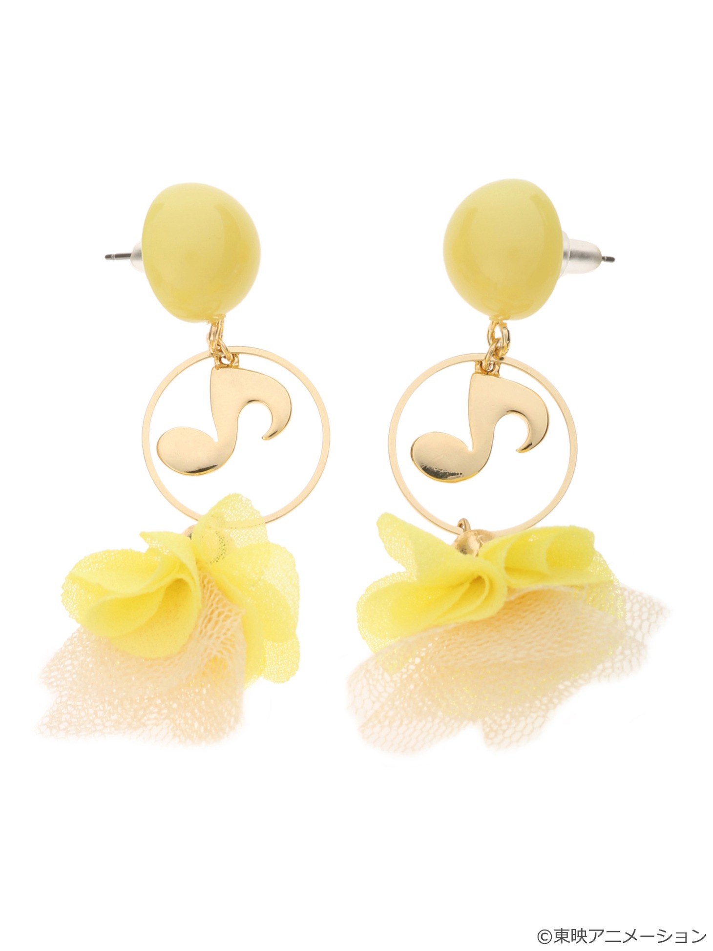 「おジャ魔女どれみ フリルイヤリング/ピアス」ももこモデル