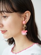 「おジャ魔女どれみ フリルイヤリング/ピアス」どれみモデル使用イメージ。