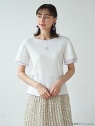 「おジャ魔女どれみ メローテレコプルオーバー」おんぷモデル着用イメージ。