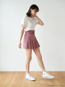 「おジャ魔女どれみ メローテレコプルオーバー」どれみモデル着用イメージ。