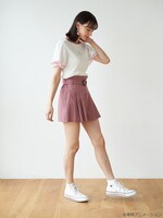 「おジャ魔女どれみ メローテレコプルオーバー」どれみモデル着用イメージ。