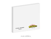 アニメ「僕のヒーローアカデミア」の「クールダウンマスク」のパッケージ。
