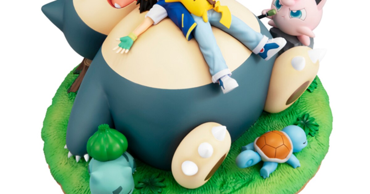 ポケモン」カビゴンと一緒にスヤスヤおやすみ、寝てるみんなにプリンは 