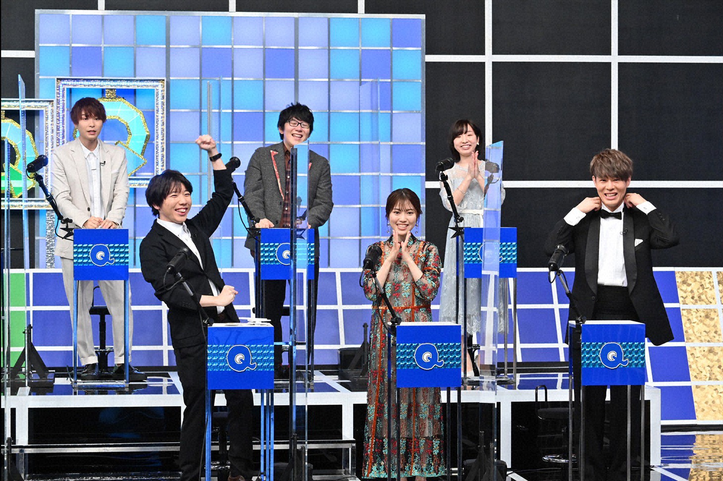 「クイズプレゼンバラエティー Qさま!!」より声優軍団。