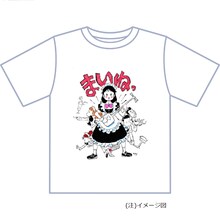 安彦良和の描き下ろしイラストを使用したTシャツ。