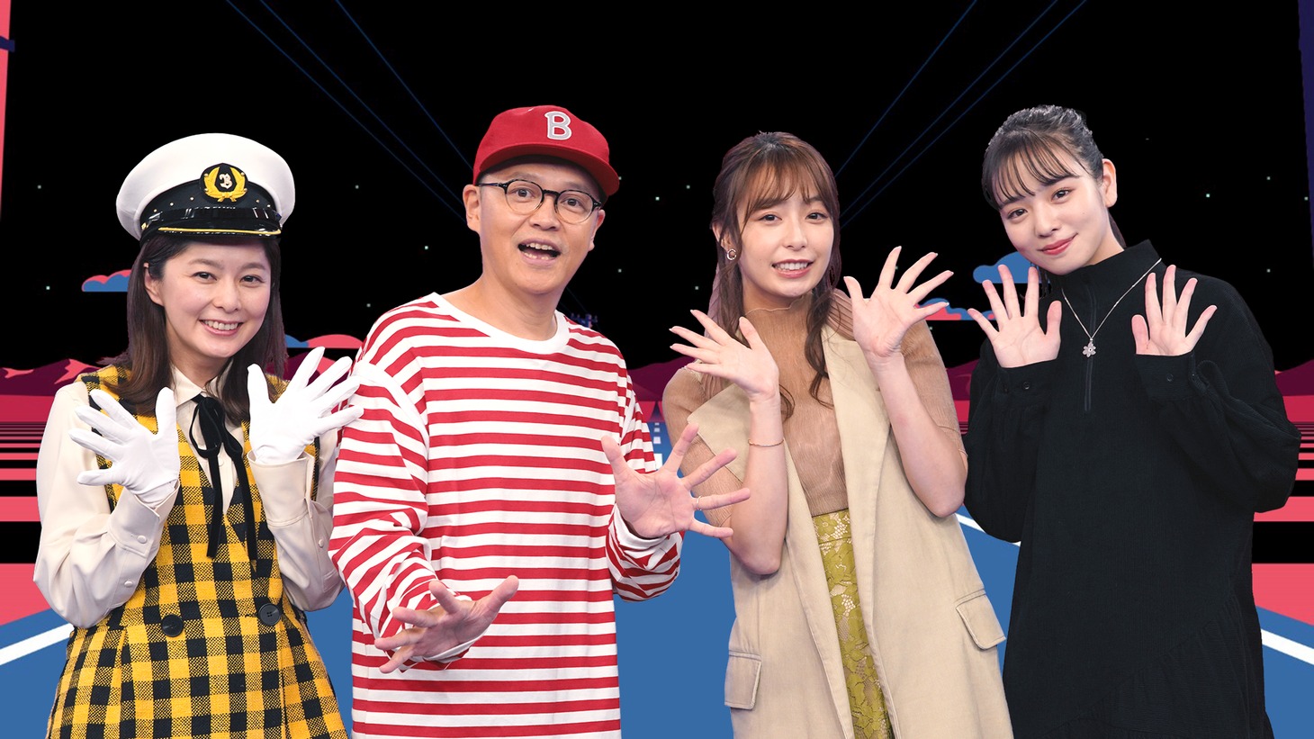 NHK Eテレ「B面ベイビー！」の出演者。（写真提供：NHK）