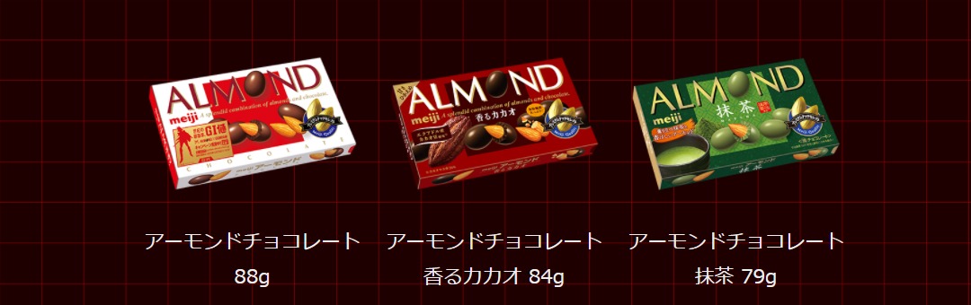 キャンペーンの対象商品一覧。