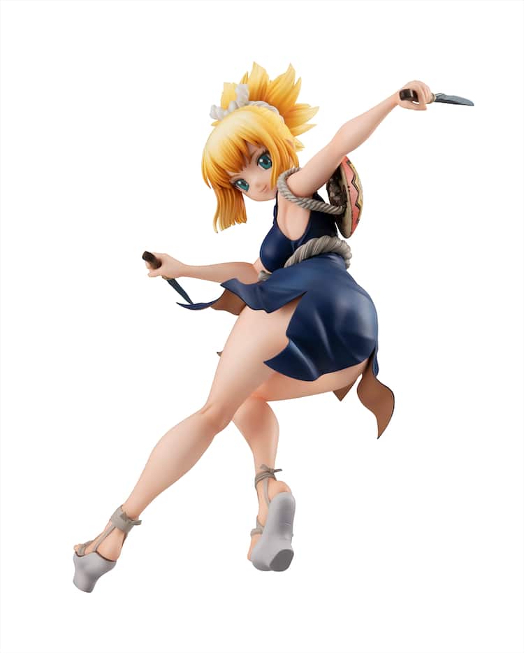 コハク ドクター ストーン Dr STONE コハクがアクロバティックなポーズ 