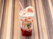 「ワンワンニャインのストロベリータピオカミルク」