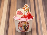 「シンラのストロベリーロールアイス」