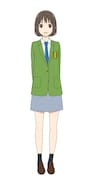 TVアニメ版の越前佐和。