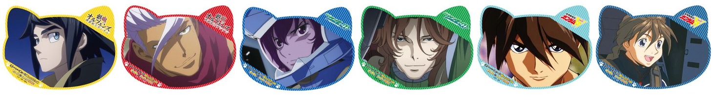 デザート＆フード購入特典のネコ型ブロマイド（全13種）。