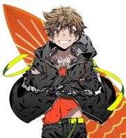 「伝説のサーフプリンス」ジャケットイラスト