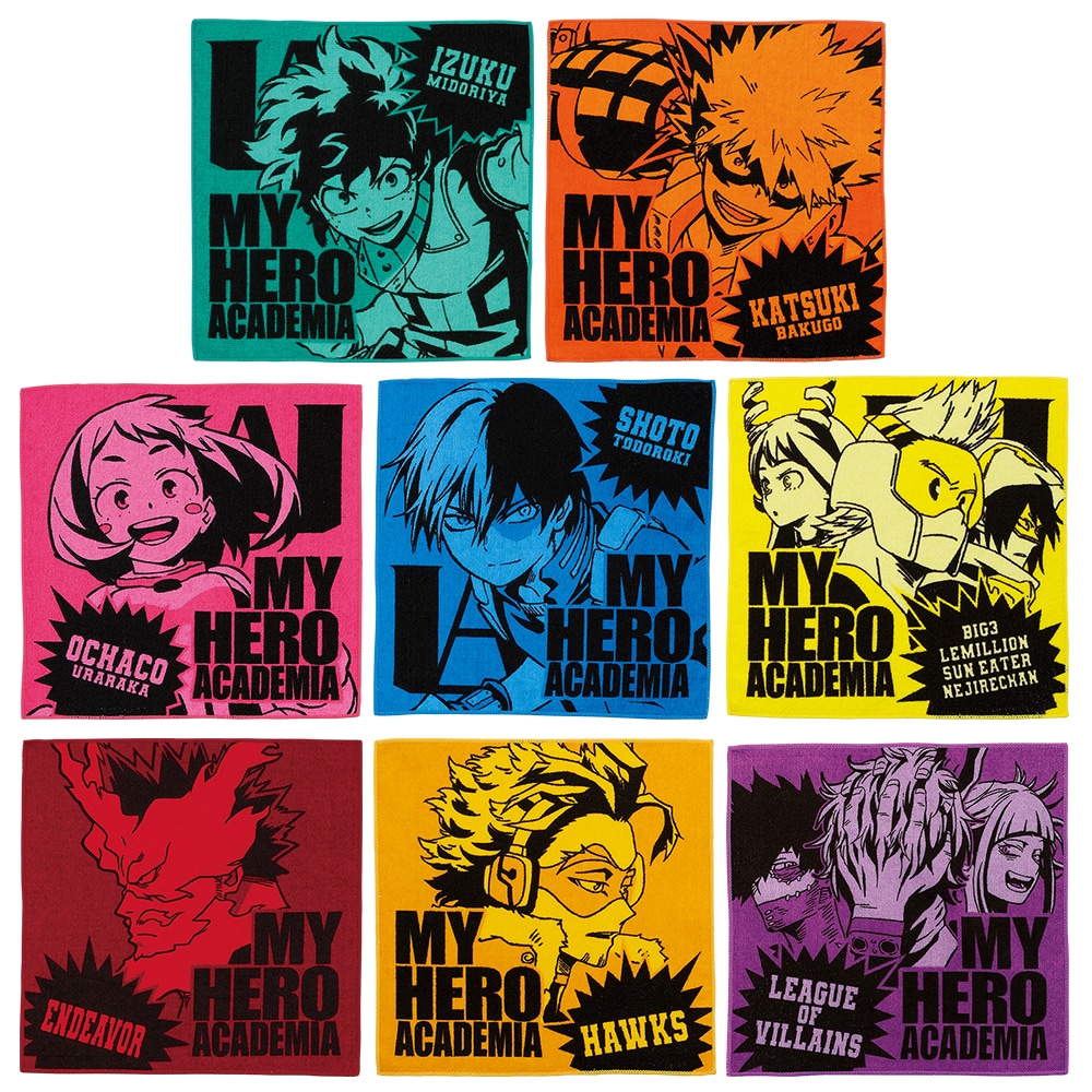 F賞の「ハンドタオル」。 - 「僕のヒーローアカデミア」一番くじ