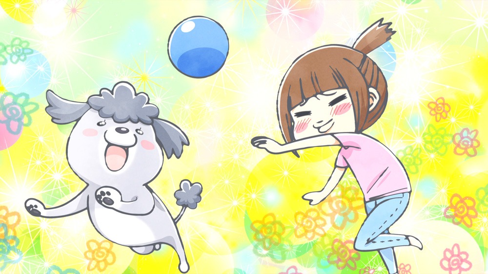 アニメ「犬と猫どっちも飼ってると毎日たのしい」第2弾PVより。