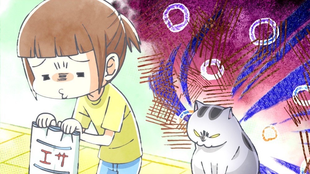 アニメ「犬と猫どっちも飼ってると毎日たのしい」第2弾PVより。