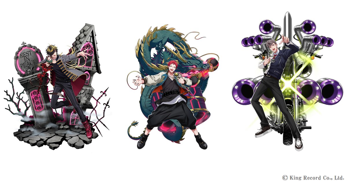 ヒプマイ」ナゴヤ・ディビジョン“Bad Ass Temple”新イラスト、誕生1年 