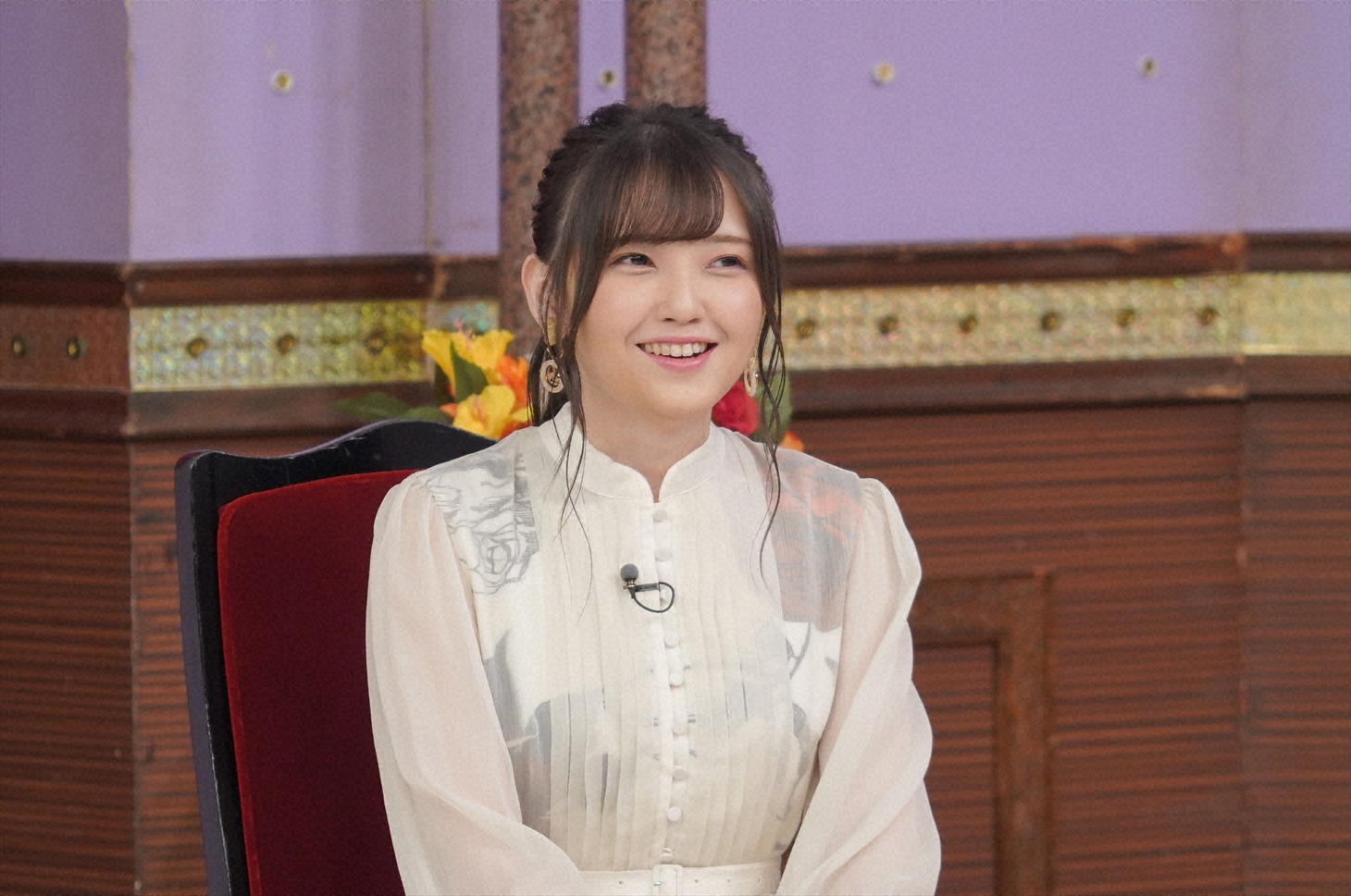 「しゃべくり007」に出演する鬼頭明里。