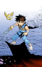 「『DRAGON QUEST－ダイの大冒険－』新装彩録版」1巻のカバーイラスト。(c)三条陸、稲田浩司/集英社 (c)SQUARE ENIX CO., LTD.