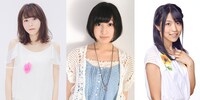 左から水瀬いのり、佐倉綾音、大西沙織。